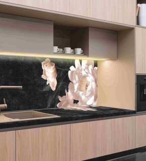 Кухонный фартук со столешницей (А-05) в едином стиле (3050 мм) в Когалыме - kogalym.mebel-74.com | фото