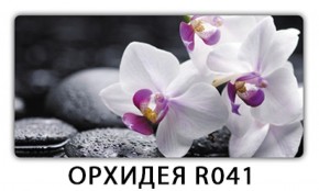 Обеденный раздвижной стол Бриз с фотопечатью Орхидея R041 в Когалыме - kogalym.mebel-74.com | фото