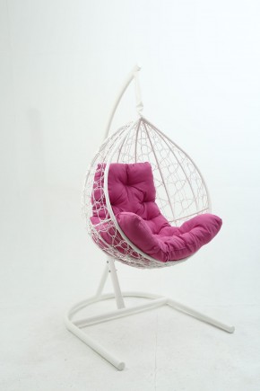 Подвесное кресло Бароло (белый/розовый) в Когалыме - kogalym.mebel-74.com | фото