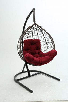 Подвесное кресло Бароло (коричневый/бордо) в Когалыме - kogalym.mebel-74.com | фото