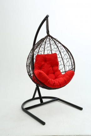Подвесное кресло Бароло (коричневый/красный) в Когалыме - kogalym.mebel-74.com | фото