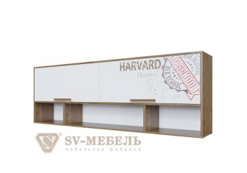 Полка навесная над кроватью Гарвард в Когалыме - kogalym.mebel-74.com | фото