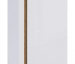 Шкаф 2х дверный с зеркалом Веста СБ-2259 (Дуб Бунратти/Белый глянец) в Когалыме - kogalym.mebel-74.com | фото