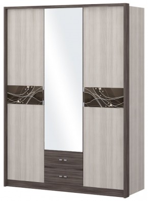 Шкаф 3-х дверный с зеркалом Шк68.2 МС Николь в Когалыме - kogalym.mebel-74.com | фото