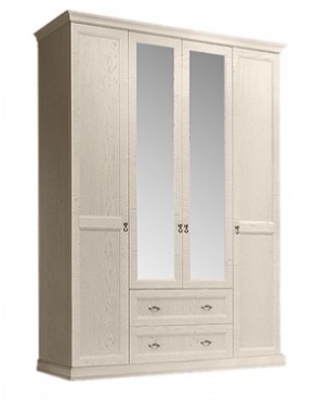 Шкаф 4-х дверный (с зеркалами) для платья и белья с выдвижными ящиками Венеция дуб седан (ВНШ1/41) в Когалыме - kogalym.mebel-74.com | фото