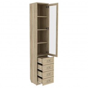 Шкаф для книг с ящиками узкий арт. 205 в Когалыме - kogalym.mebel-74.com | фото
