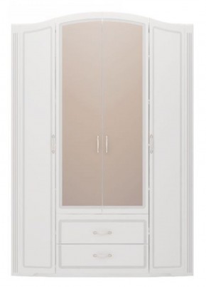 Шкаф для одежды 4-х дв.с ящиками Виктория 2  с зеркалами в Когалыме - kogalym.mebel-74.com | фото