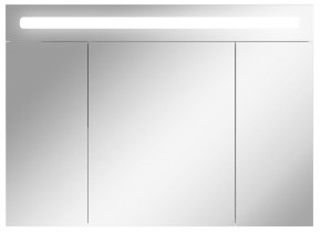 Шкаф-зеркало Аврора 100 с подсветкой LED Домино (DV8012HZ) в Когалыме - kogalym.mebel-74.com | фото