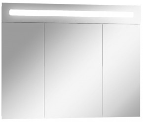 Шкаф-зеркало Аврора 90 с подсветкой LED Домино (DV8011HZ) в Когалыме - kogalym.mebel-74.com | фото