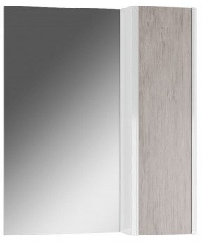 Шкаф-зеркало Uno 60 Дуб серый левый/правый Домино (DU1503HZ) в Когалыме - kogalym.mebel-74.com | фото