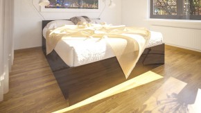 Стандарт Кровать 1600, цвет венге, ШхГхВ 163,5х203,5х70 см., сп.м. 1600х2000 мм., без матраса, основание есть в Когалыме - kogalym.mebel-74.com | фото