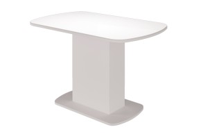 Стол обеденный Соренто (Белый глянец) в Когалыме - kogalym.mebel-74.com | фото