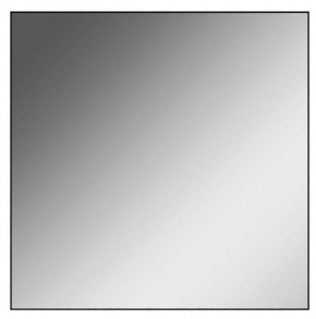 Зеркало Corsica 600х600 black без подсветки Sansa (SB1064Z) в Когалыме - kogalym.mebel-74.com | фото