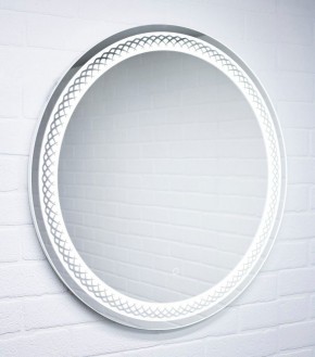 Зеркало Прая 700х700 с подсветкой Домино (GL7048Z) в Когалыме - kogalym.mebel-74.com | фото