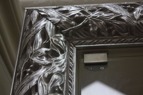 Зеркало Тиффани Premium черная/серебро (ТФСТ-2(П) в Когалыме - kogalym.mebel-74.com | фото